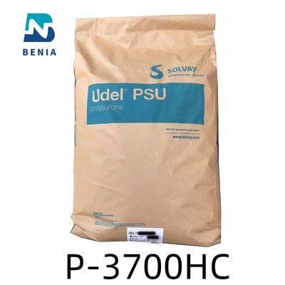 Resina durável do Polysulfone de Udel P-3700 HC, material plástico transparente da fonte de alimentação