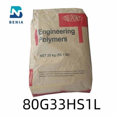 Fibra de vidro da poliamida 66 Nylon66 33% de Zytel 80G33HS1L da resina do PA de Du Pont PA66 GF33