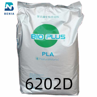 Resina plástica durável do PLA de Ingeo 6202D, pelotas ácidas Polylactic biodegradáveis