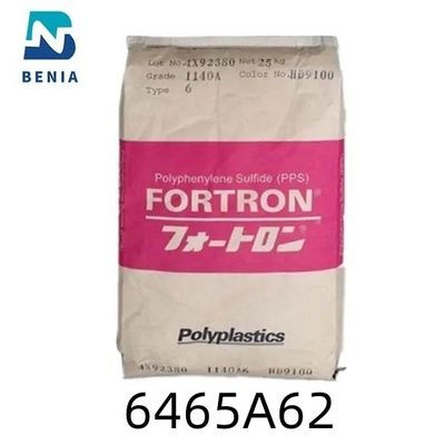 A resina 65% UL94 reforçado de vidro V0 de Polyplastics PPS Durafide 6465A62 PolyphenyleneSulfide classifica toda a cor