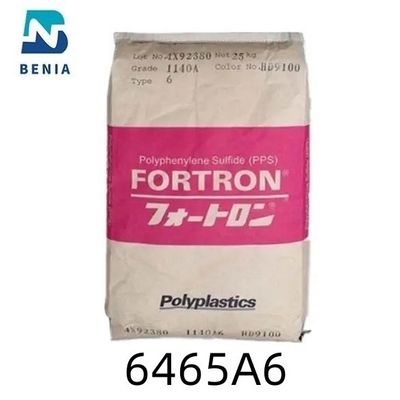 A resina 65% UL94 reforçado de vidro V0 de Polyplastics PPS Durafide 6465A6 PolyphenyleneSulfide classifica toda a cor