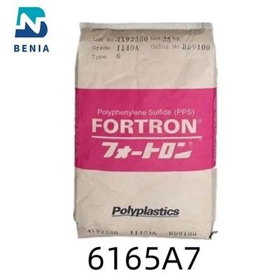 A resina 65% UL94 reforçado de vidro V0 de Polyplastics PPS Durafide 6165A7 PolyphenyleneSulfide classifica toda a cor