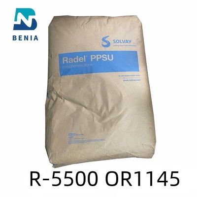 Opaco plástico da engenharia da resina de Solvay PPSU Radel R-5500 OR1145 Polyphenylsulfone toda a cor