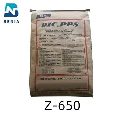 O mineral do vidro da resina de PolyphenyleneSulfide dos grânulo de DIC PPS Z-650 DIC.PPS reforçou toda a cor