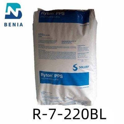 O mineral do vidro da resina de PolyphenyleneSulfide dos grânulo de Solvay PPS Ryton R-7-220BL reforçou toda a cor