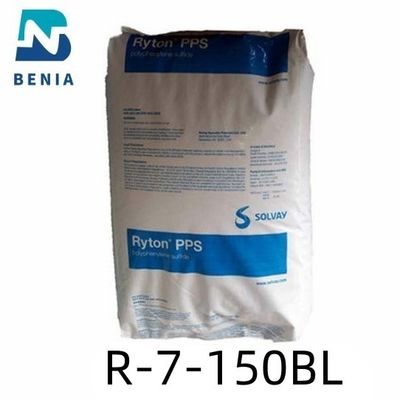 O mineral do vidro da resina de PolyphenyleneSulfide dos grânulo de Solvay PPS Ryton R-7-150BL reforçou toda a cor