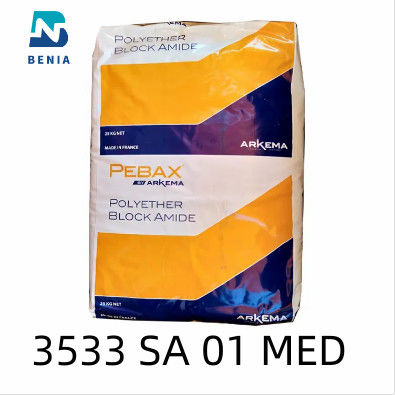 O Virgin do SA 01 MED Thermoplastic Elastomer Medical Applications de Arkema Pebax 3533 granula toda a cor