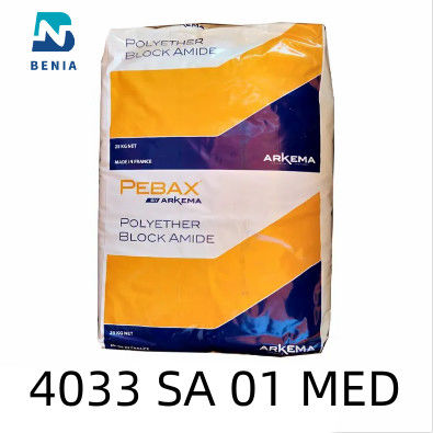 O Virgin do elastómetro do SA 01 MED Polyamide Medical Applications Thermoplastic de Arkema Pebax 4033 granula toda a cor