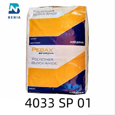 O calor da poliamida do SP 01 de Arkema Pebax 4033 e o Virgin termoplástico resistente UV do elastómetro granulam toda a cor