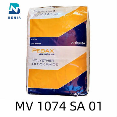 Do filme termoplástico do elastómetro do SA 01 de Arkema Pebax milivolt o Virgin 1074 impermeável granula toda a cor