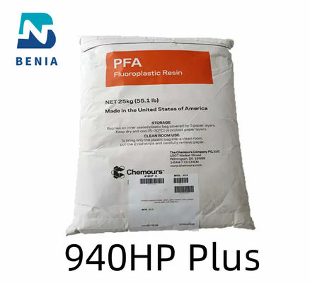 Dupont PFA 940HP Plus Perfluoroalcoxy PFA Virgin Pellet Powder para Semicondutores
