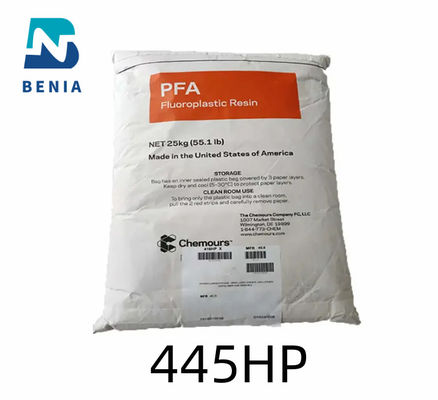 Dupont PFA 445HP Perfluoroalcoxi PFA Forma de Pellet de Resina Fluoroplástica para Revestimentos de Tubo