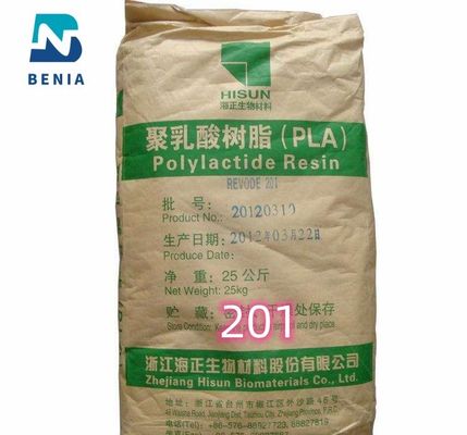 Hisun PLA Resin REVODE 201 Polylactic Acid Biobased PLA Pellets for Biodegradable Compostable